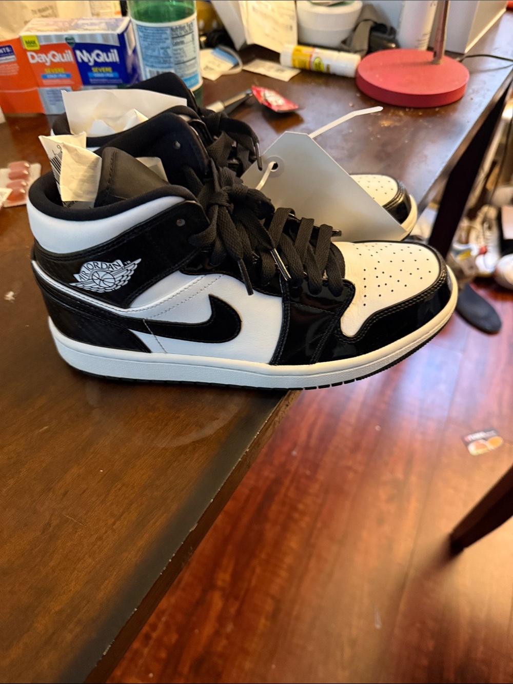 Nike Air Jordan 1 Mid Black/White Men’s Sneakers